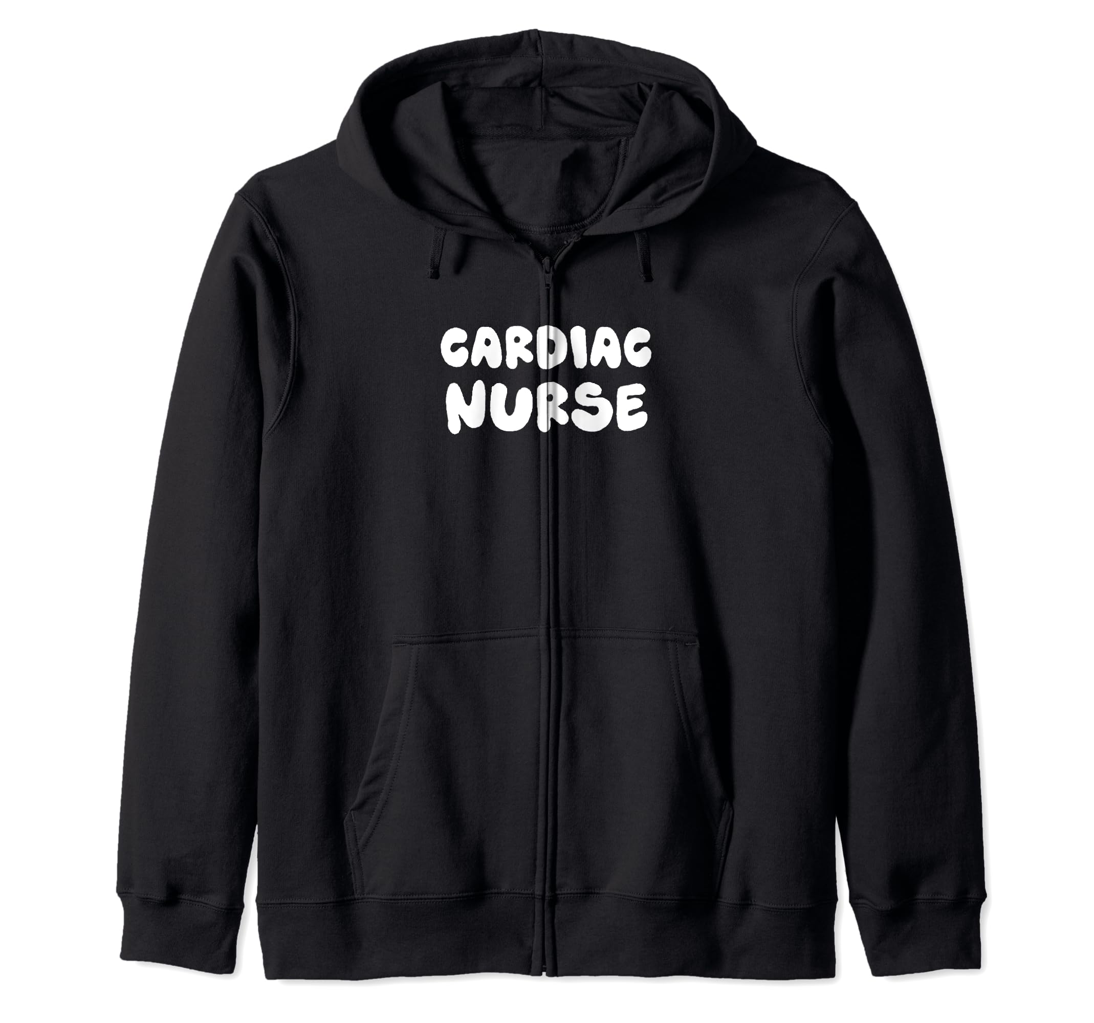 Cardiac Nurse Typography Gifts Hoodie - Casual Everyday Wear for Adults - T-Shirt, Sweatshirt, Hoodie