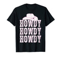 White Howdy Rodeo Western Country T-Shirt - Casual Everyday Wear Unisex - T-Shirt, Sweatshirt, Hoodie