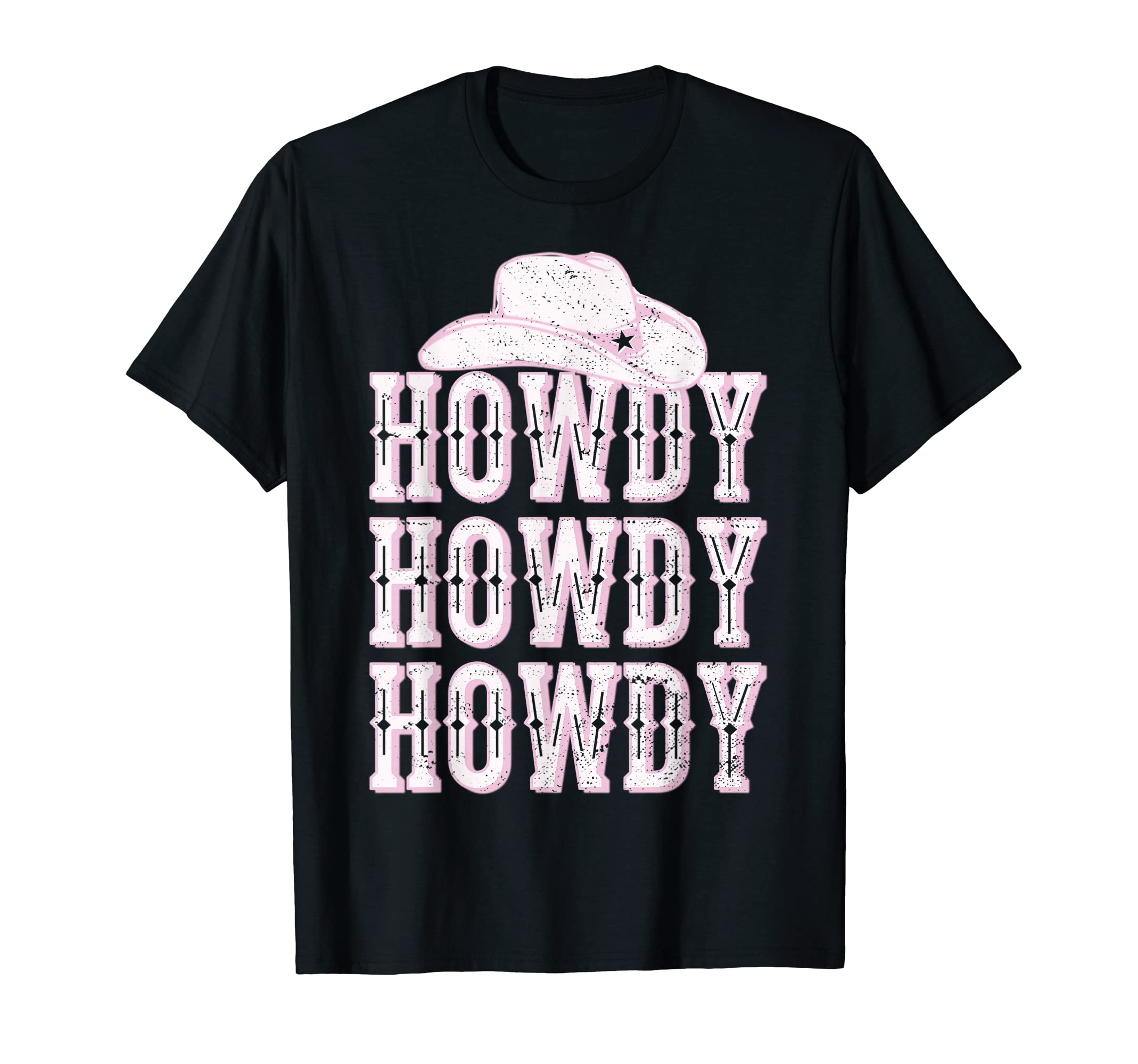 White Howdy Rodeo Western Country T-Shirt - Casual Everyday Wear Unisex - T-Shirt, Sweatshirt, Hoodie