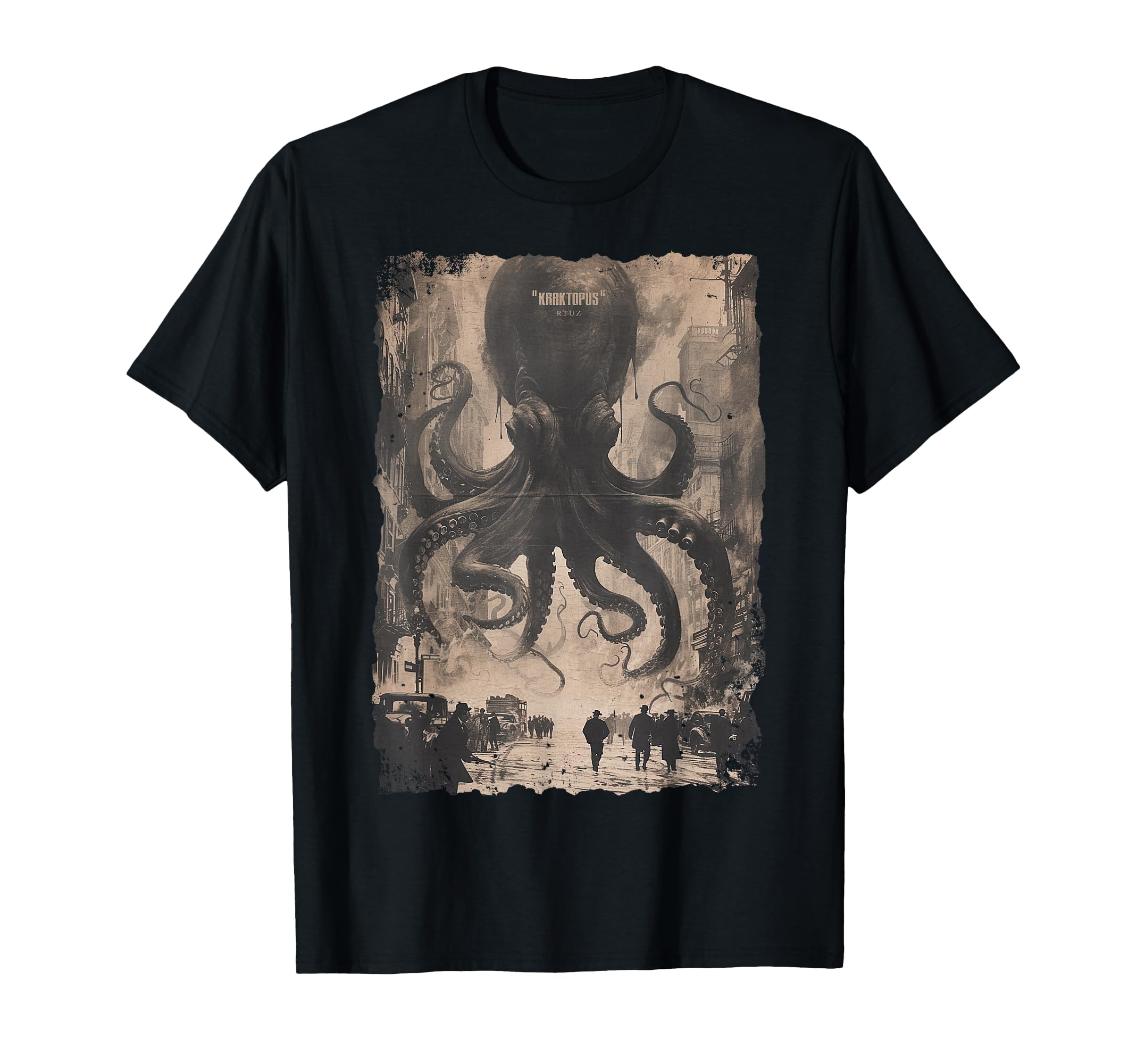 Y2K Streetwear Octopus Horror T-Shirt - Aesthetic Graphic Men Women - T-Shirt, Sweatshirt, Hoodie