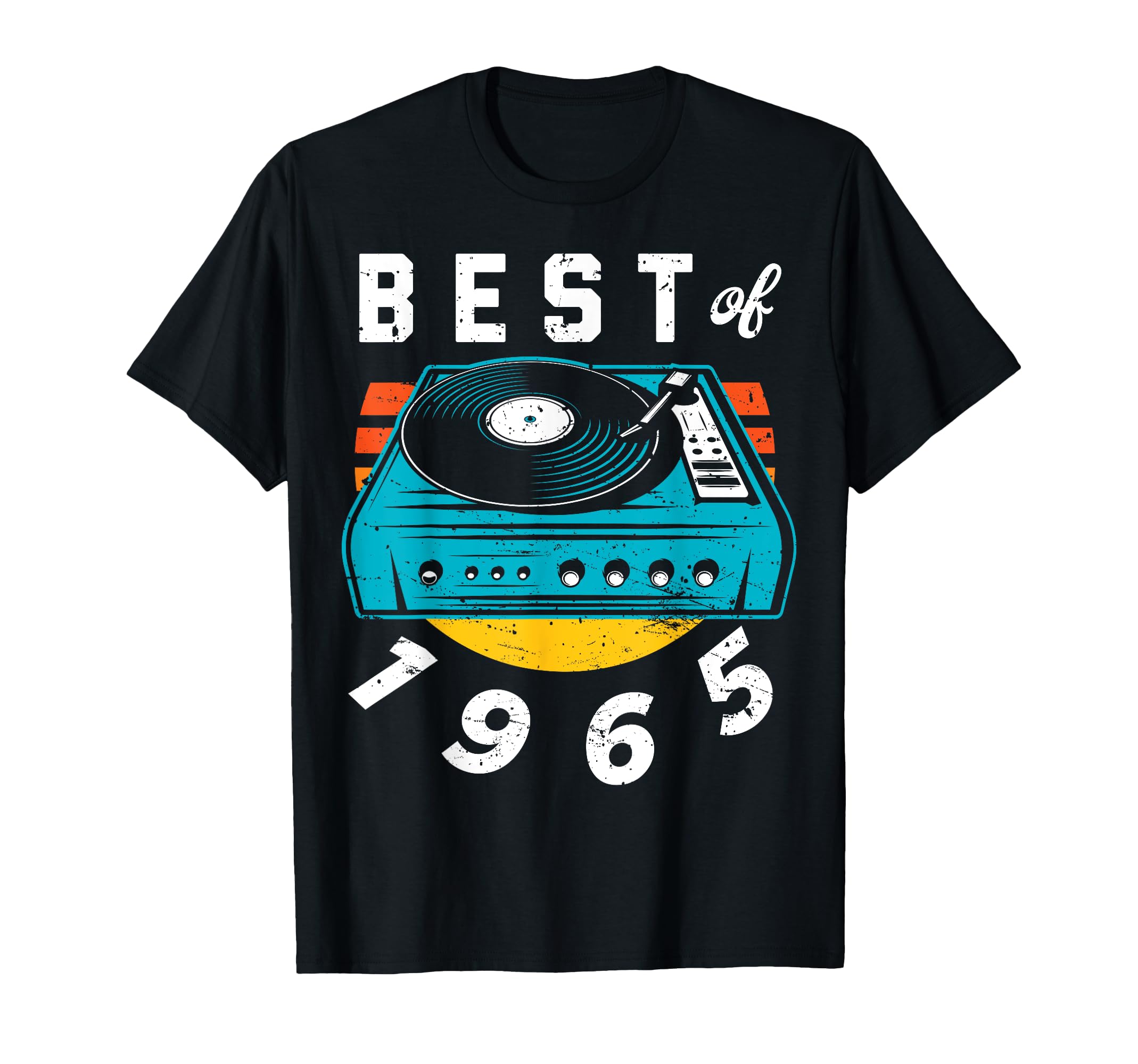 Best 1965 Vinyl Record 57 Birthday T-Shirt - Novelty Apparel Men Women - T-Shirt, Sweatshirt, Hoodie