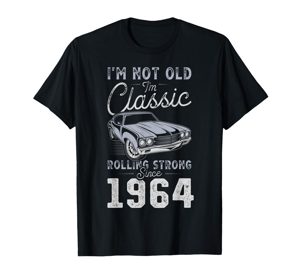 Born 1964 Muscle Car 62Nd Birthday T-Shirt - Novelty Apparel Unisex - T-Shirt, Sweatshirt, Hoodie