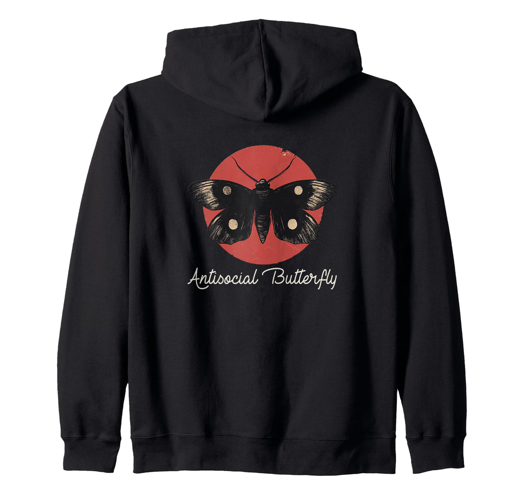 Antisocial Butterfly Gift T-Shirt - Fun Novelty Design for Adults - T-Shirt, Sweatshirt, Hoodie