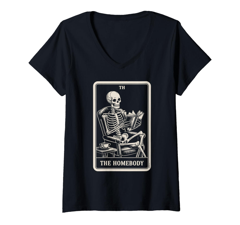 Womens Homebody Tarot Indoorsy T-Shirt - Minimalist Print for Adults - T-Shirt, Sweatshirt, Hoodie