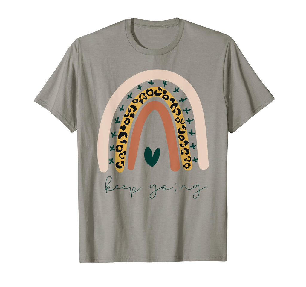 Rainbow Mental Health Semicolon Keep T-Shirt - Aesthetic Graphic Men Women - T-Shirt, Sweatshirt, Hoodie