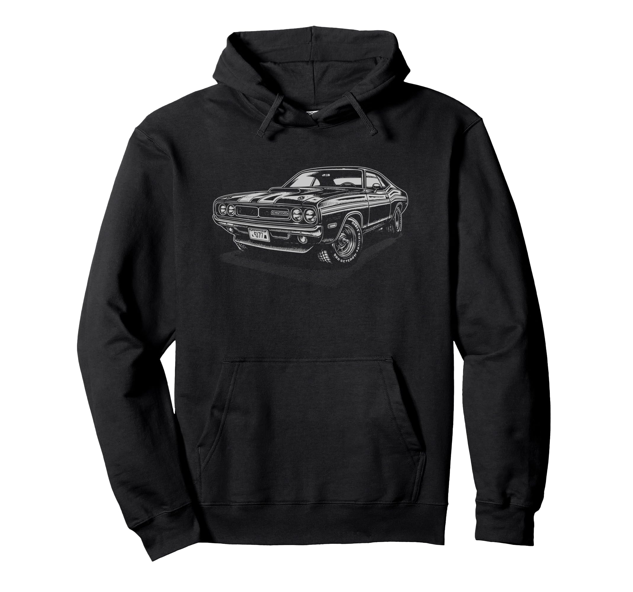 Muscle Car 60S 70S Car Lover Hoodie - Unique Graphic Unisex - T-Shirt, Sweatshirt, Hoodie