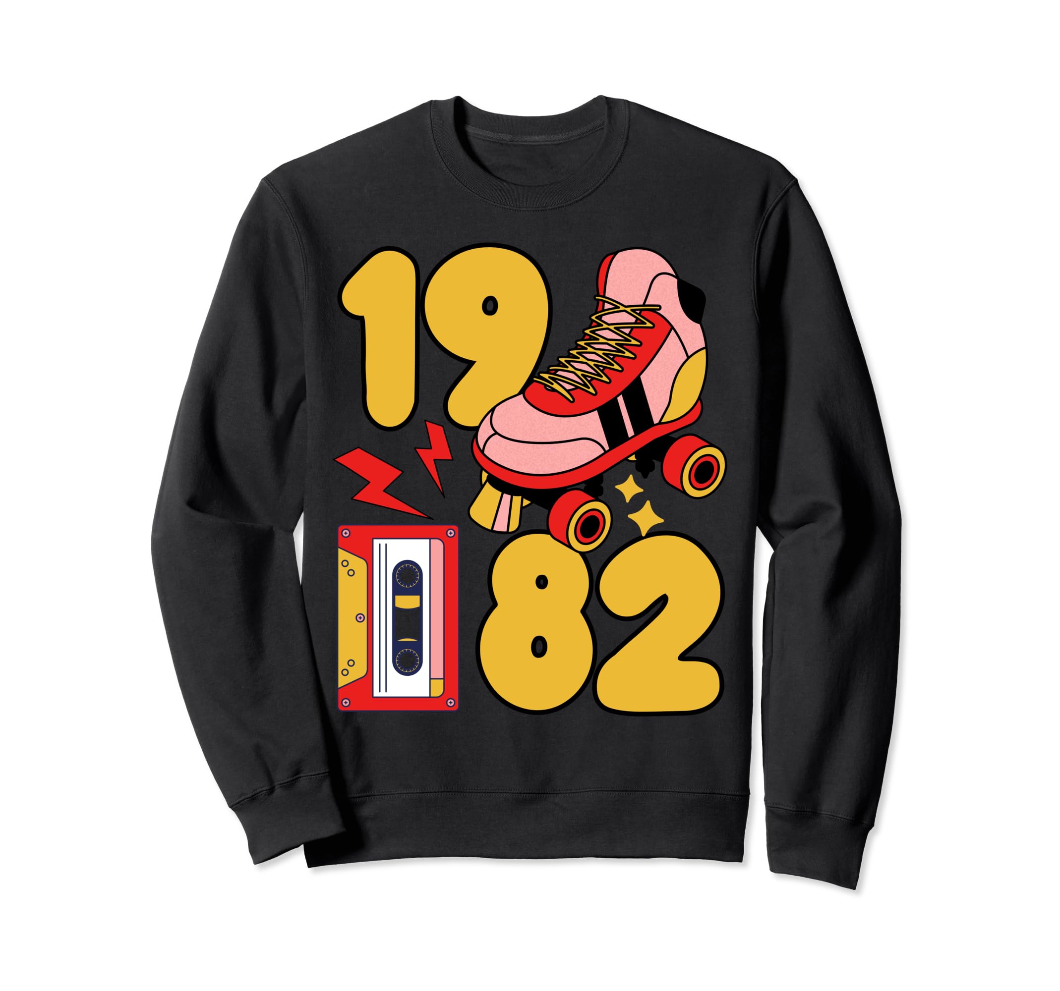 80S Vibes Best 1982 Rap Music Punk Sweatshirt - Unique Graphic Men Women - T-Shirt, Sweatshirt, Hoodie
