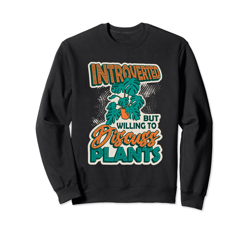 Introverted But Willing To Discuss Sweatshirt - Aesthetic Graphic Unisex - T-Shirt, Sweatshirt, Hoodie