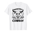Raising Hell Hippies And Cowboys T-Shirt - Fun Novelty Design Unisex - T-Shirt, Sweatshirt, Hoodie