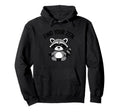 Meditating Raccoon Peace Serenity Hoodie - Novelty Apparel for Adults - T-Shirt, Sweatshirt, Hoodie