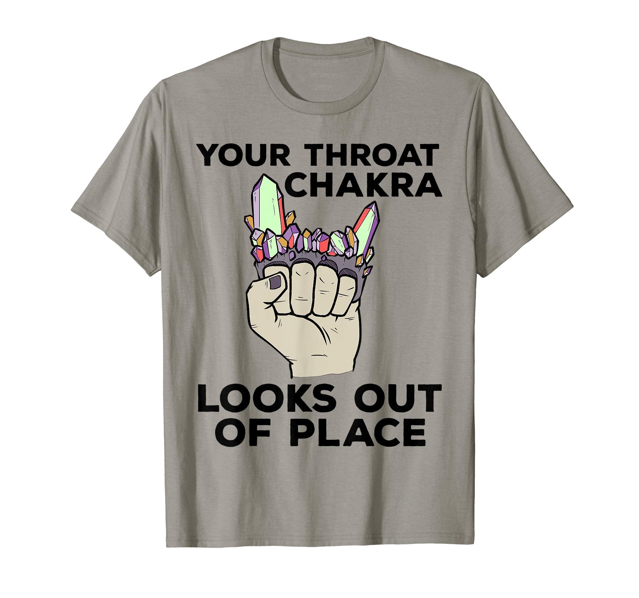 Crystal Brass Knuckles Chakra Healer T-Shirt - Custom Art Print Men Women - T-Shirt, Sweatshirt, Hoodie