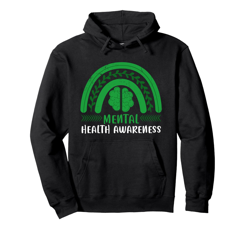 Mental Health Awareness Hoodie - Minimalist Print Men Women - T-Shirt, Sweatshirt, Hoodie
