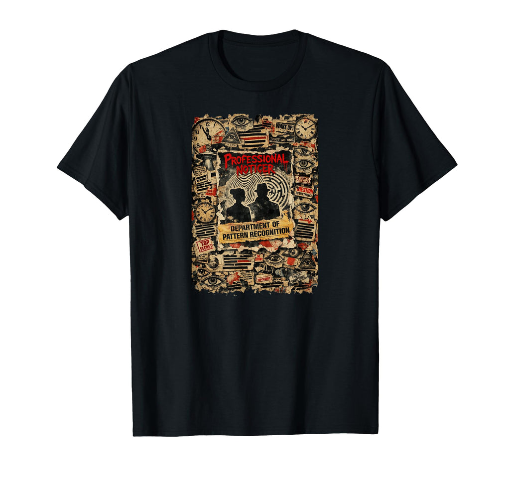 Department Pattern Recognition Funny T-Shirt - Minimalist Print Men Women - T-Shirt, Sweatshirt, Hoodie