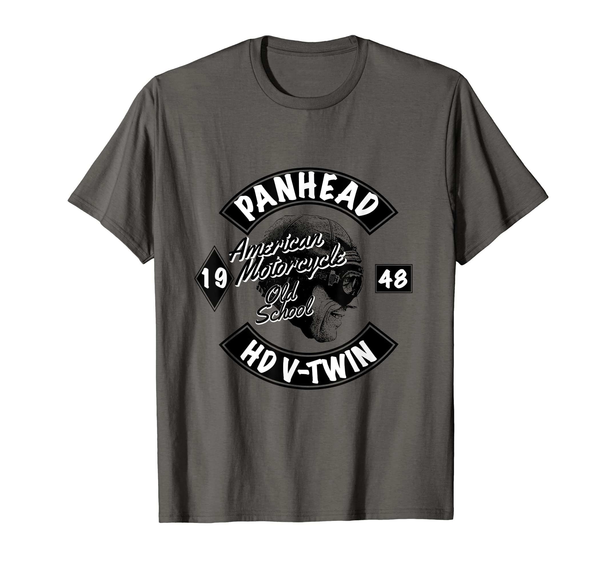 Hd Panhead Motorcycle V Twin 1948 T-Shirt - Fun Novelty Design for Adults - T-Shirt, Sweatshirt, Hoodie