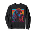 Poodle Dog Vaporwave Retrowave Sweatshirt - Unique Graphic for Adults - T-Shirt, Sweatshirt, Hoodie