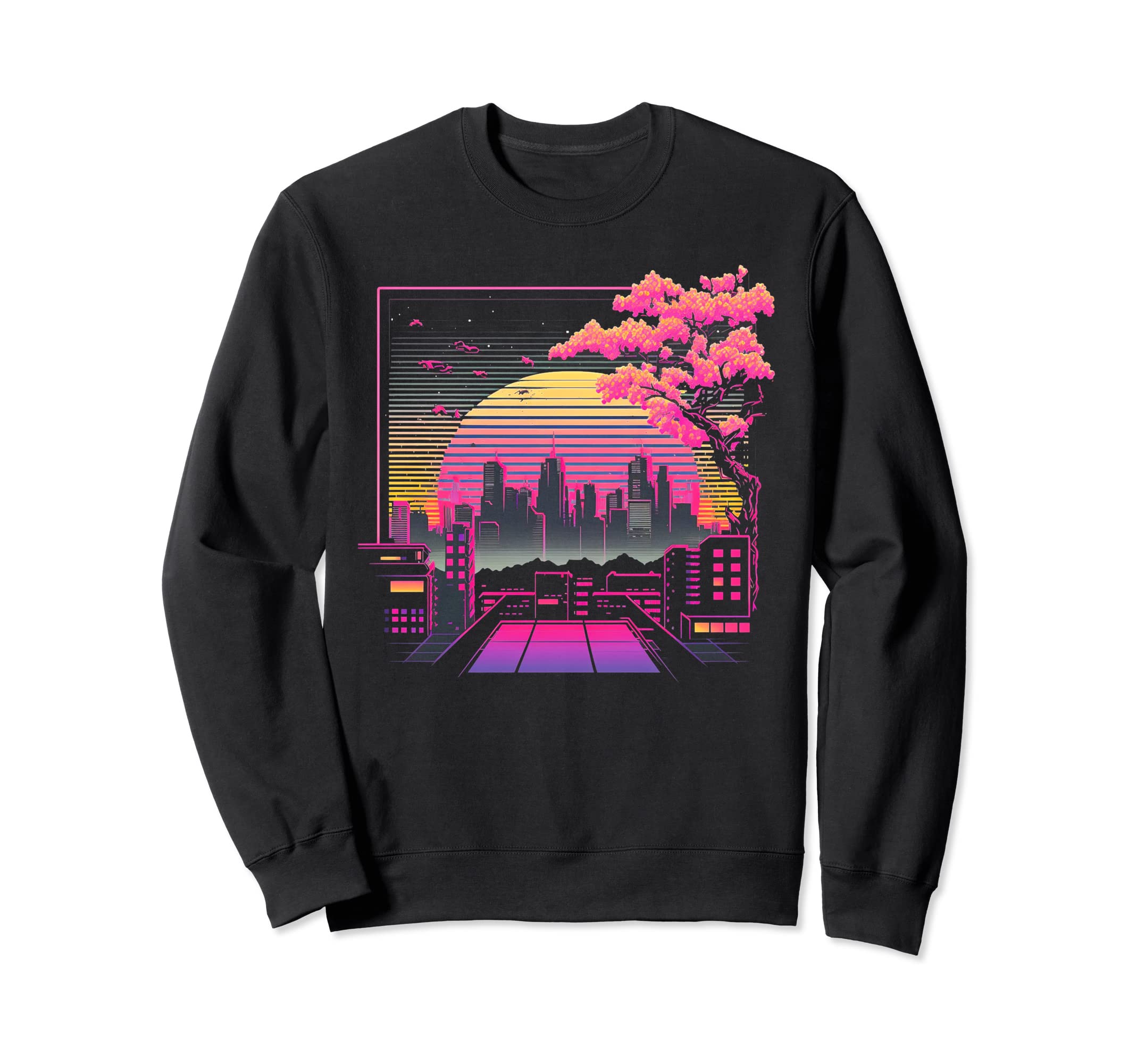 Cherry Blossom Japanese Japan Sweatshirt - Casual Everyday Wear Unisex - T-Shirt, Sweatshirt, Hoodie
