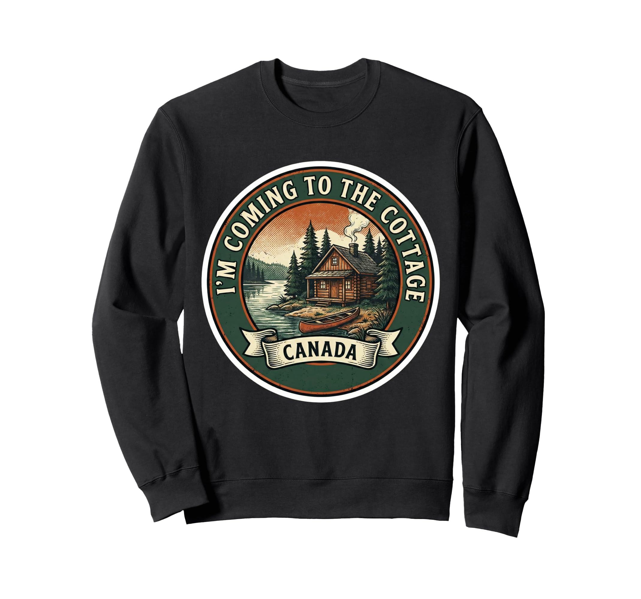 Im Coming To Cottage Cozy Escape Sweatshirt - Aesthetic Graphic Men Women - T-Shirt, Sweatshirt, Hoodie