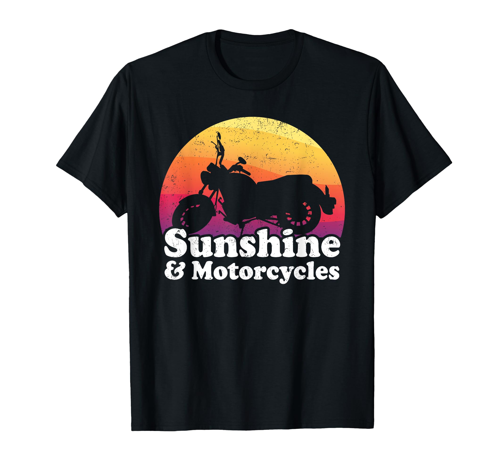 Sunshine Motorcycles Biker Rider T-Shirt - Casual Everyday Wear Unisex - T-Shirt, Sweatshirt, Hoodie