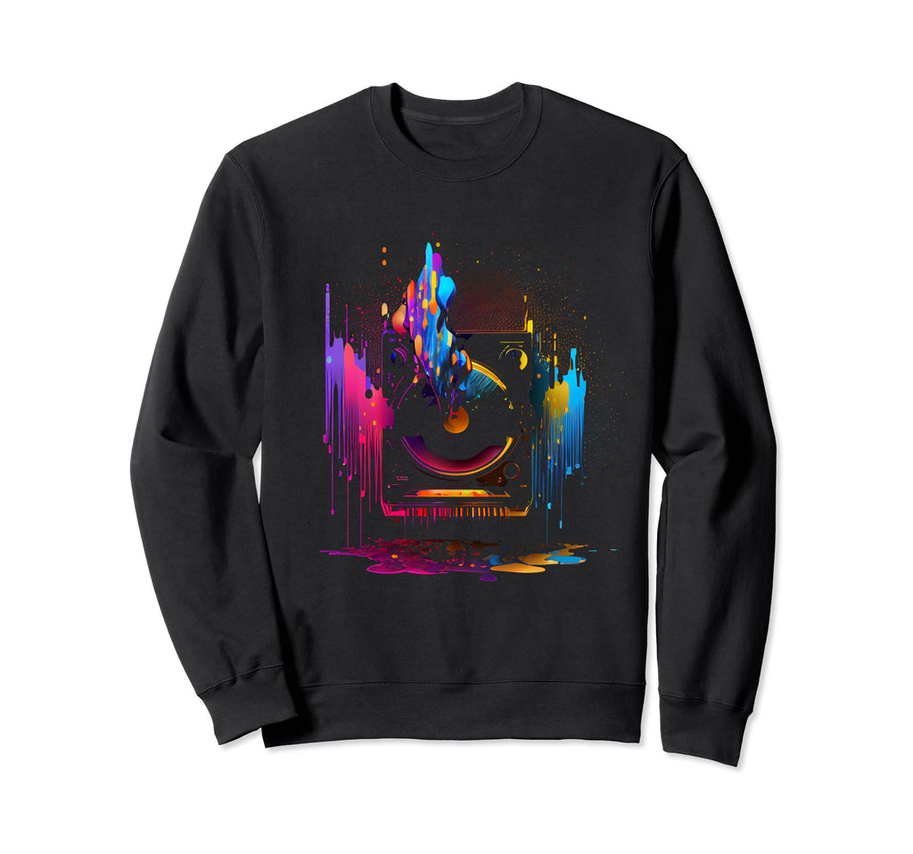 Vinyl Record 80S 90S Sweatshirt - Fun Novelty Design Unisex - T-Shirt, Sweatshirt, Hoodie