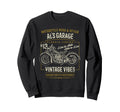 Als Garage Motorcycle Sweatshirt - Novelty Apparel Men Women - T-Shirt, Sweatshirt, Hoodie