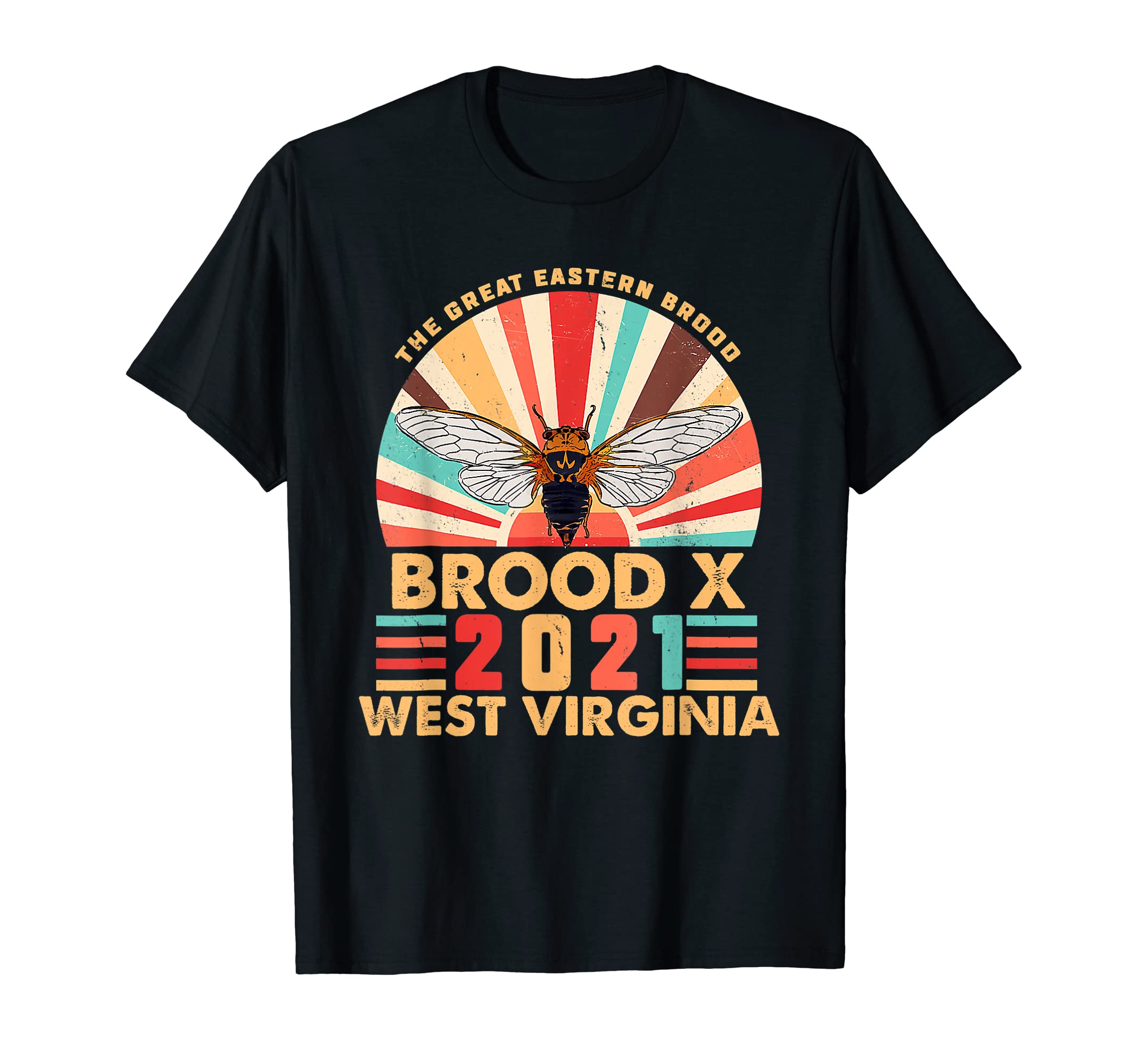 Great Eastern Brood X 2021 Cicada Insect T-Shirt - Streetwear Style Unisex - T-Shirt, Sweatshirt, Hoodie