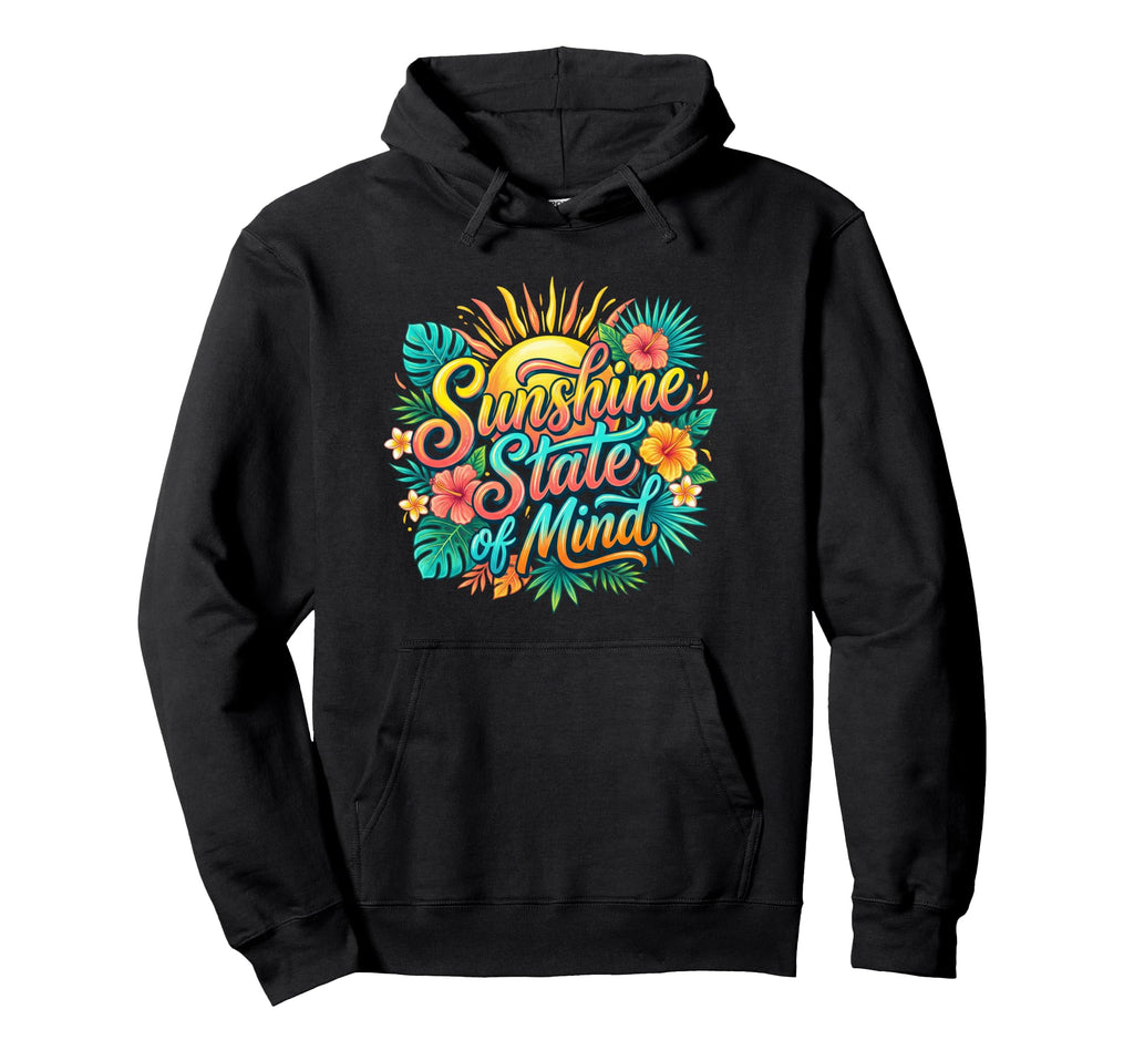 Sunshine State Mind Tropical Summer Vibes Hoodie - Minimalist Print Unisex - T-Shirt, Sweatshirt, Hoodie