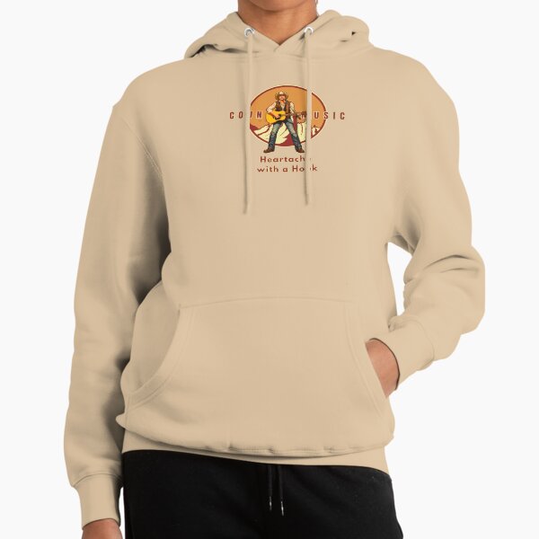 Country Music-Heartache with a Hook - Adult & Kids T-Shirts, Sweatshirts & Hoodies apparel design preview 1