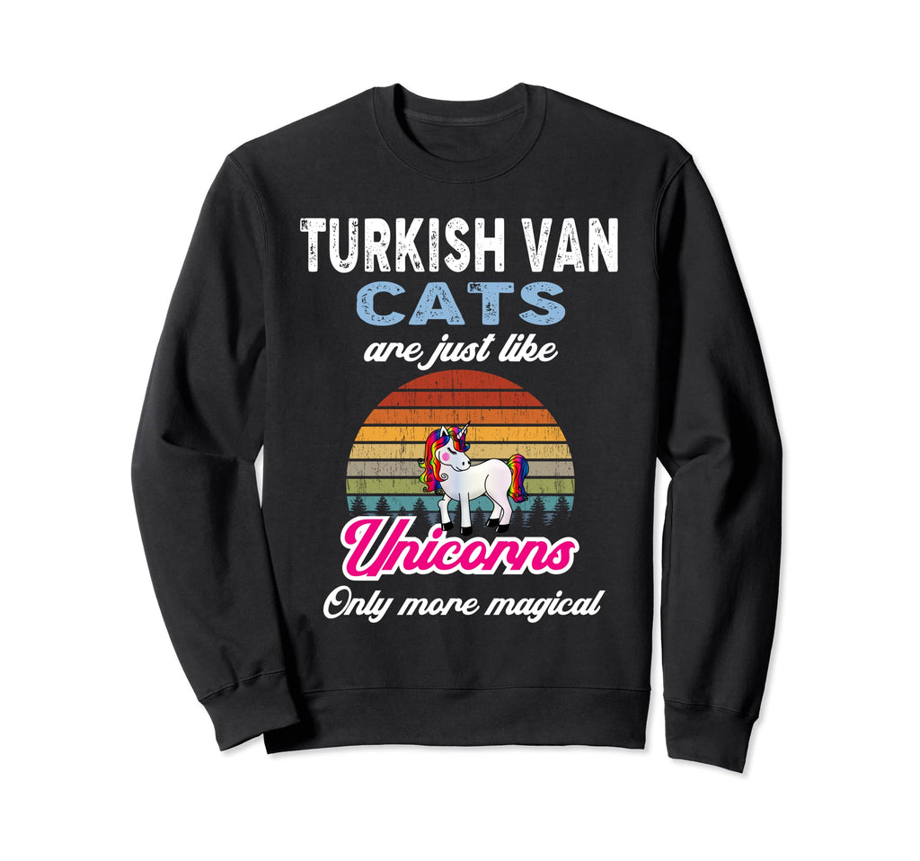 Funny Turkish Van Cats Sweatshirt - Casual Everyday Wear for Adults - T-Shirt, Sweatshirt, Hoodie