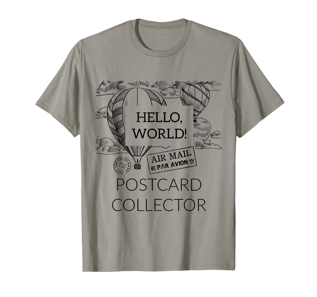 Postcard Collector Deltiologist Hobby Art T-Shirt - Trendy Graphic Unisex - T-Shirt, Sweatshirt, Hoodie
