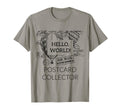 Postcard Collector Deltiologist Hobby Art T-Shirt - Trendy Graphic Unisex - T-Shirt, Sweatshirt, Hoodie