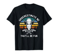 Underestimate Me Cowboy Hat Forest America T-Shirt - Graphic Print Unisex - T-Shirt, Sweatshirt, Hoodie