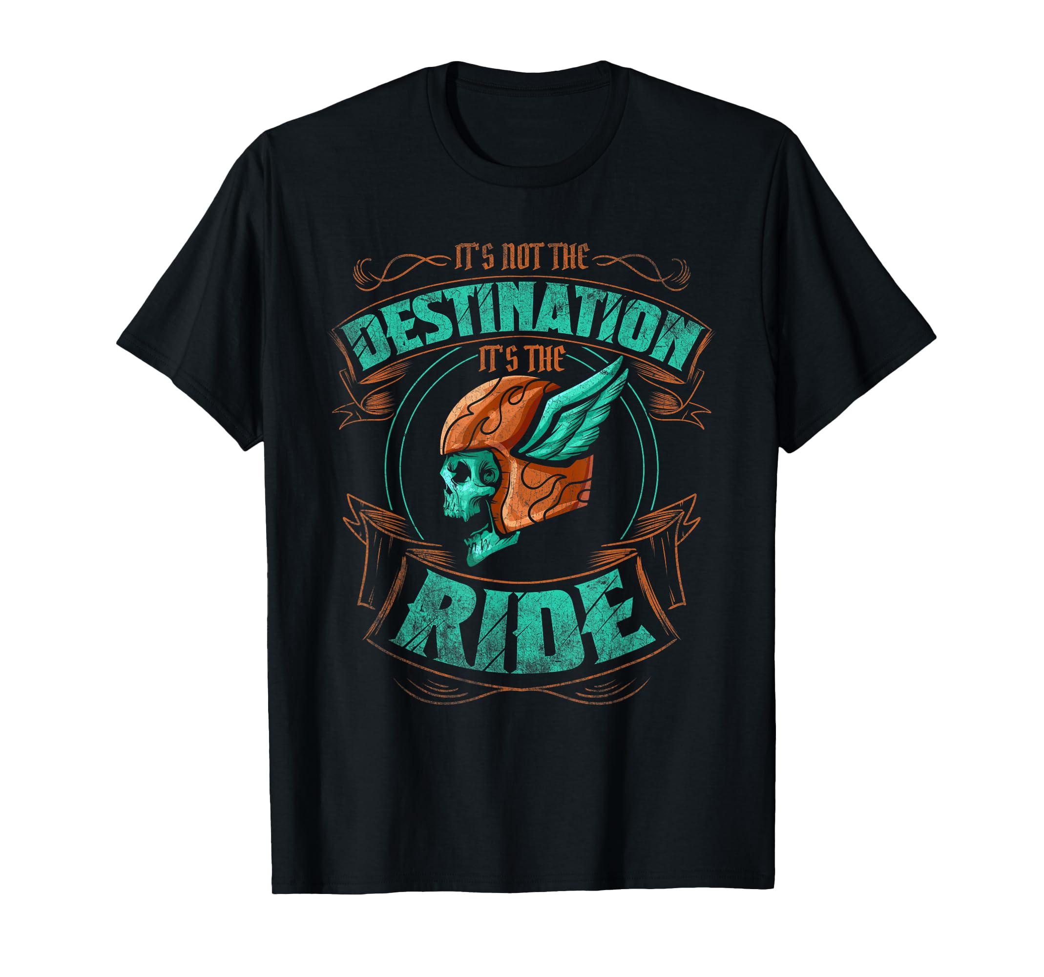 Its Not Destination Its Ride Motorcycle T-Shirt - Trendy Graphic Men Women - T-Shirt, Sweatshirt, Hoodie