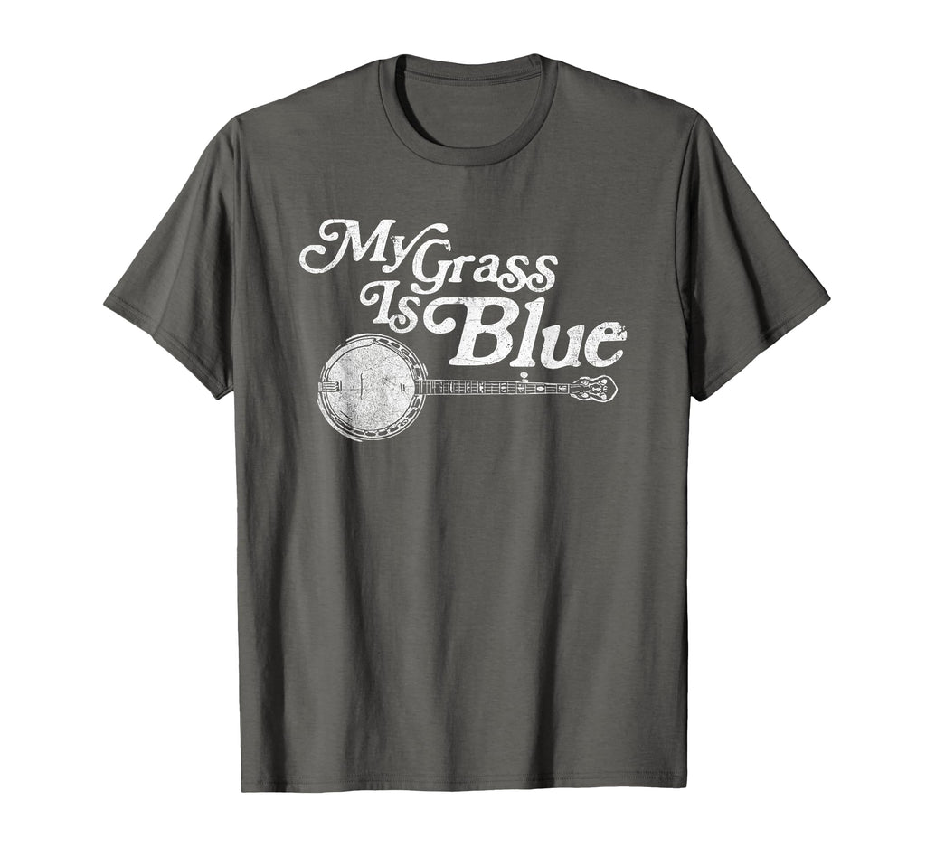 My Grass Is Blue Banjo Bluegrass T-Shirt - Streetwear Style Unisex - T-Shirt, Sweatshirt, Hoodie