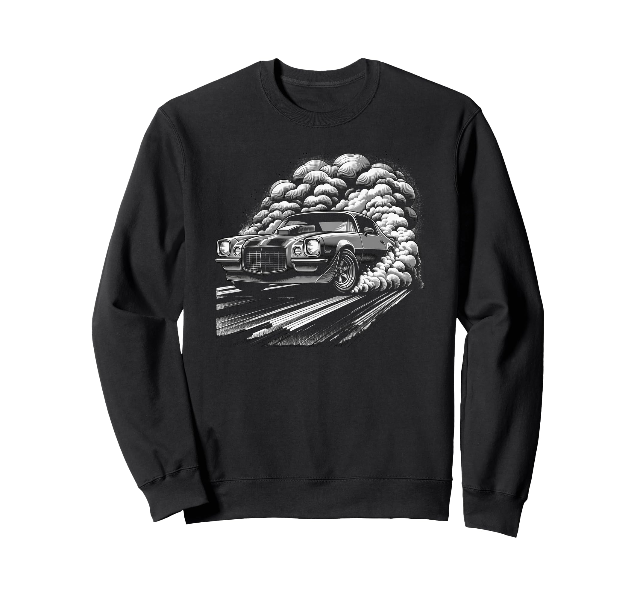 Muscle Car 60S 70S Car Lover Sweatshirt - Trendy Graphic Unisex - T-Shirt, Sweatshirt, Hoodie