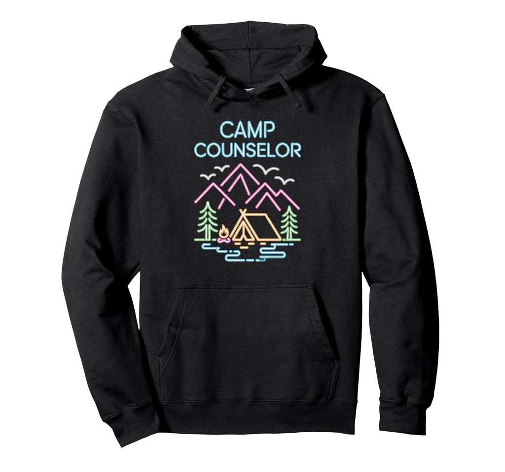 Fun Camp Counselor Wilderness Hoodie - Fun Novelty Design for Adults - T-Shirt, Sweatshirt, Hoodie