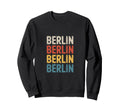 Berlin Stacked Typography City Sweatshirt - Fun Novelty Design for Adults - T-Shirt, Sweatshirt, Hoodie