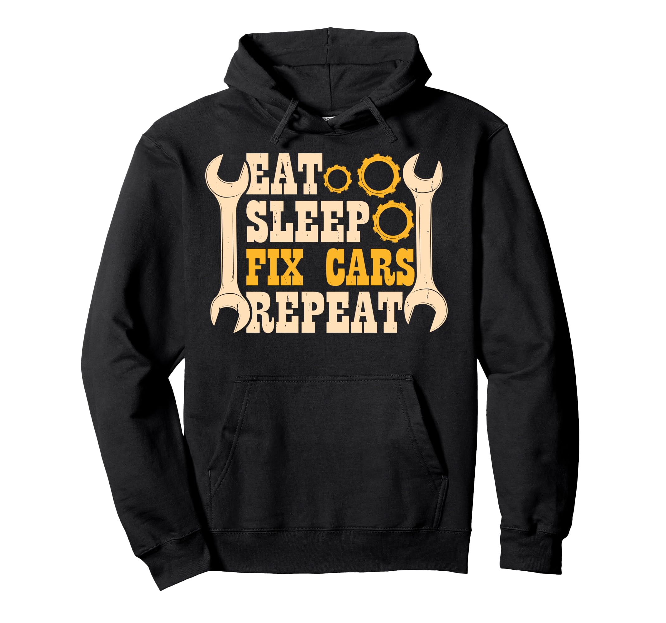 Mechanic Tools Car Lovers Hoodie - Unique Graphic Unisex - T-Shirt, Sweatshirt, Hoodie