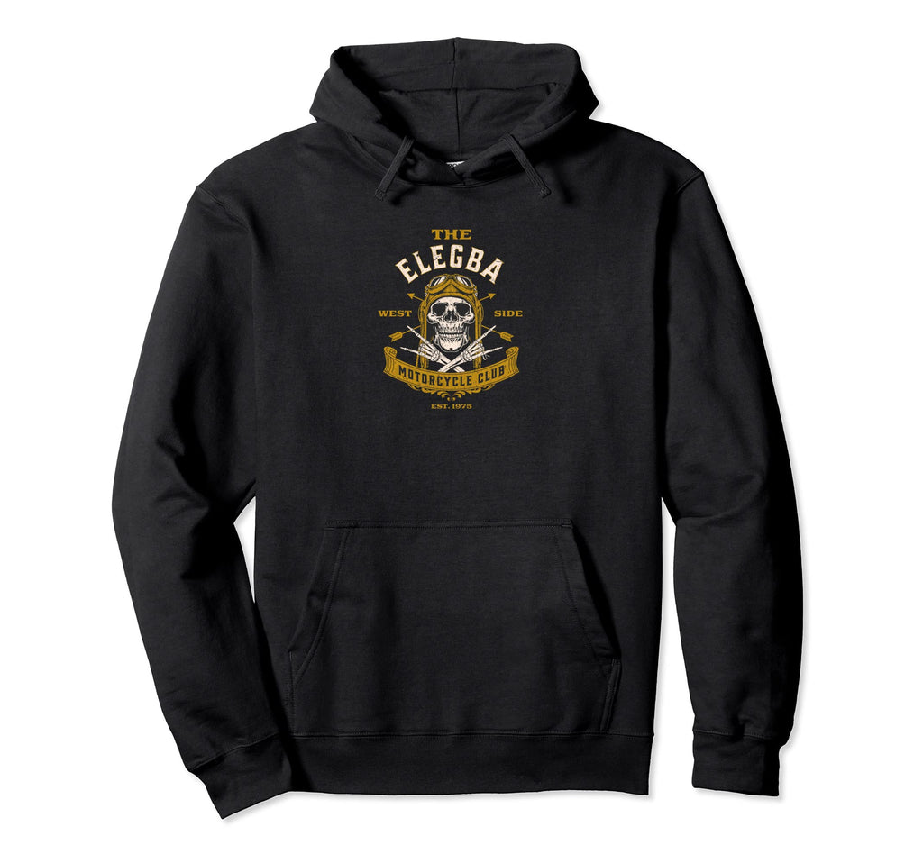 Elegba Motorcycle Club Orisha Biker Hoodie - Streetwear Style Men Women - T-Shirt, Sweatshirt, Hoodie