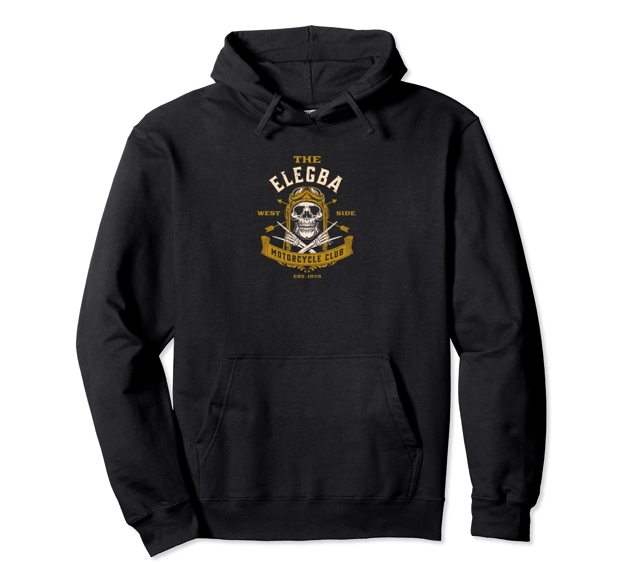 Elegba Motorcycle Club Orisha Biker Hoodie - Streetwear Style Men Women - T-Shirt, Sweatshirt, Hoodie