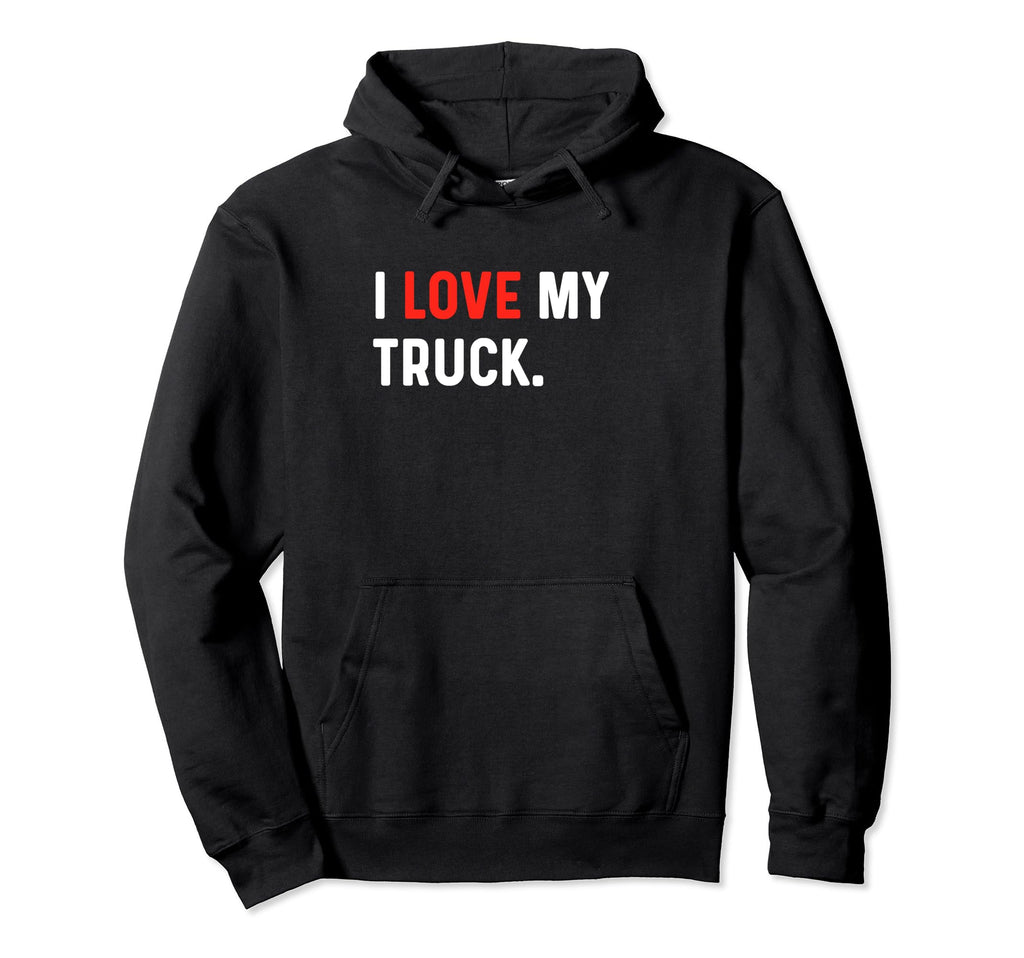 I Love My Truck Heart Lifted Offroad Hoodie - Custom Art Print for Adults - T-Shirt, Sweatshirt, Hoodie