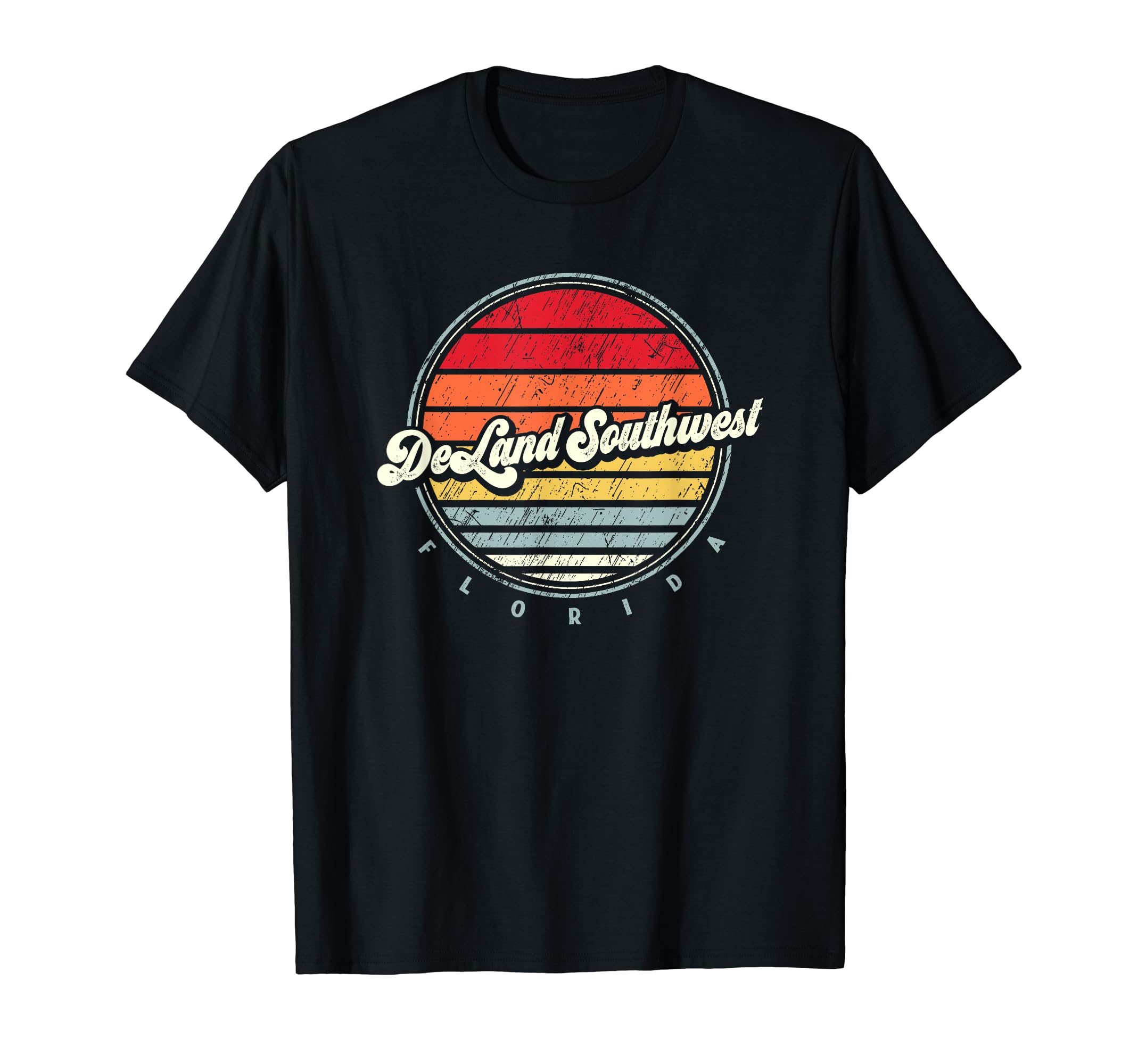 Deland Southwest Home State 70S Sunset T-Shirt - Custom Art Print Men Women - T-Shirt, Sweatshirt, Hoodie