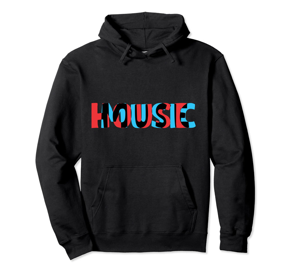 Artistic Typography House Creative Hoodie - Novelty Apparel Unisex - T-Shirt, Sweatshirt, Hoodie