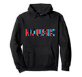Artistic Typography House Creative Hoodie - Novelty Apparel Unisex - T-Shirt, Sweatshirt, Hoodie