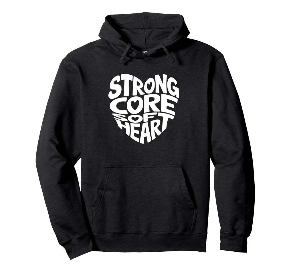 Strong Core Soft Heart Pilates Mental Hoodie - Aesthetic Graphic Unisex - T-Shirt, Sweatshirt, Hoodie
