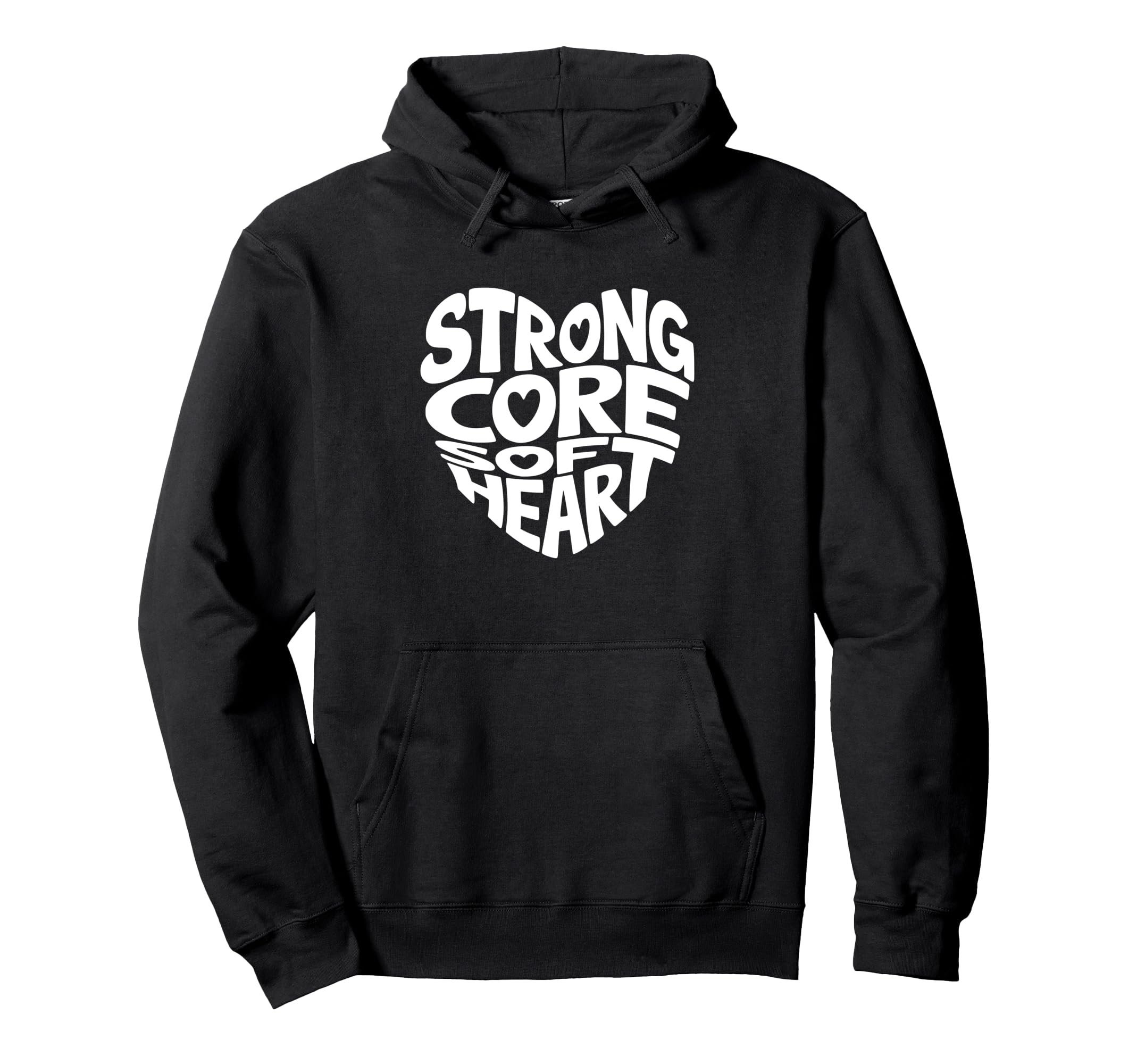 Strong Core Soft Heart Pilates Mental Hoodie - Aesthetic Graphic Unisex - T-Shirt, Sweatshirt, Hoodie