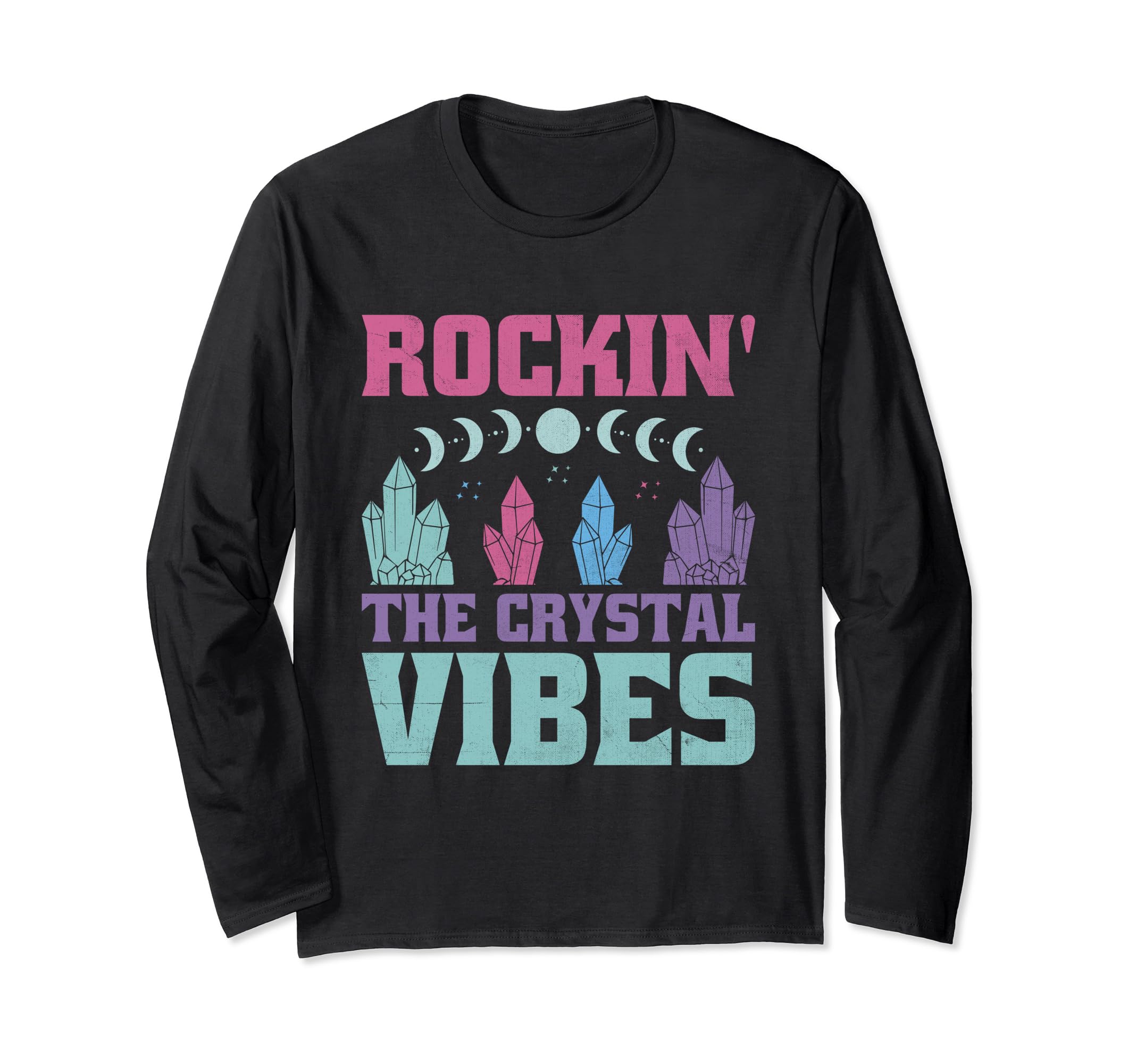 Spiritual Crystal Stones Healing T-Shirt - Graphic Print for Adults - T-Shirt, Sweatshirt, Hoodie
