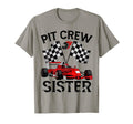 Pit Crew Sister Race Car Birthday Party T-Shirt - Graphic Print Unisex - T-Shirt, Sweatshirt, Hoodie