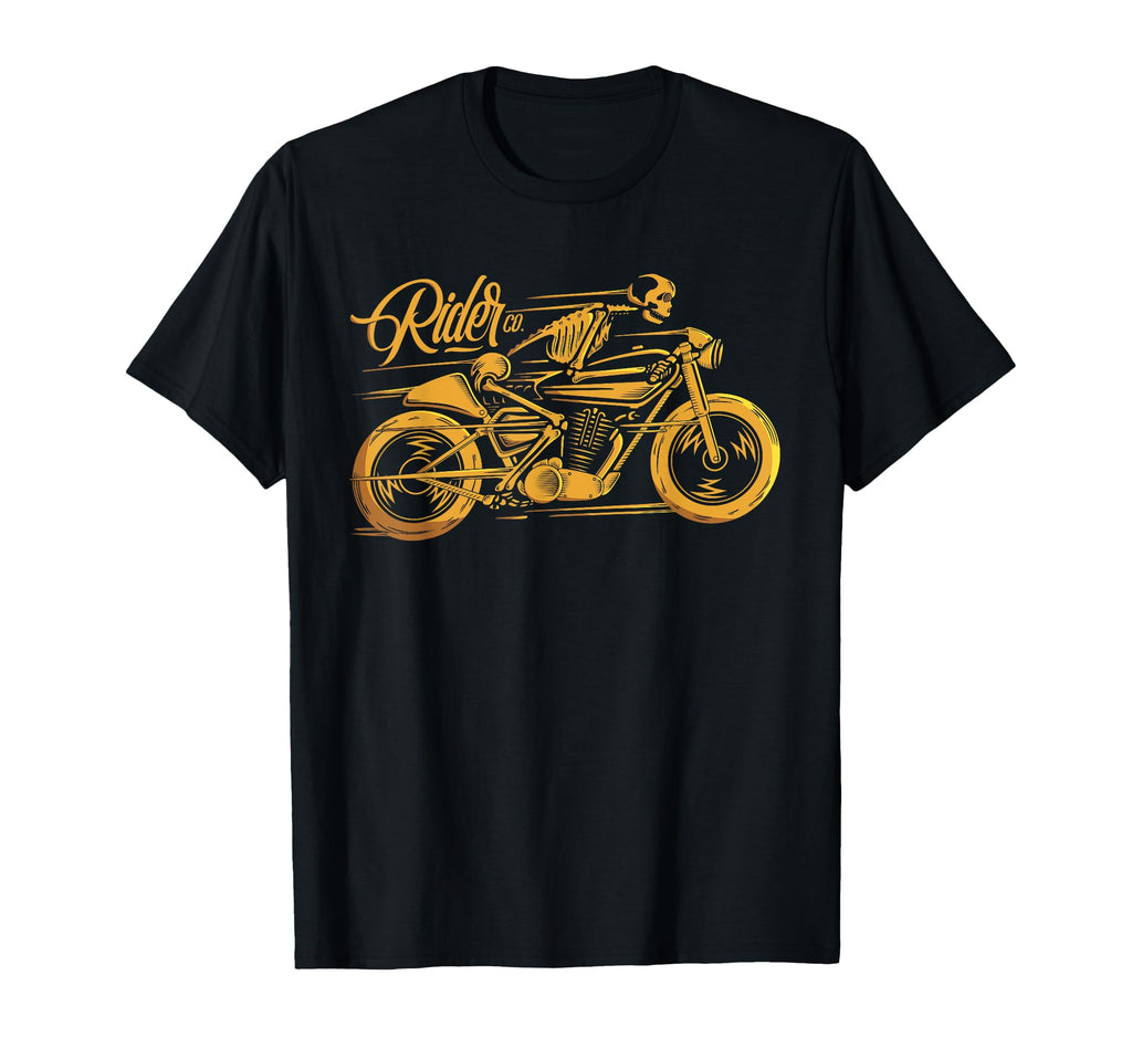Cafe Racer Ghost Rider Motorcycle T-Shirt - Novelty Apparel for Adults - T-Shirt, Sweatshirt, Hoodie