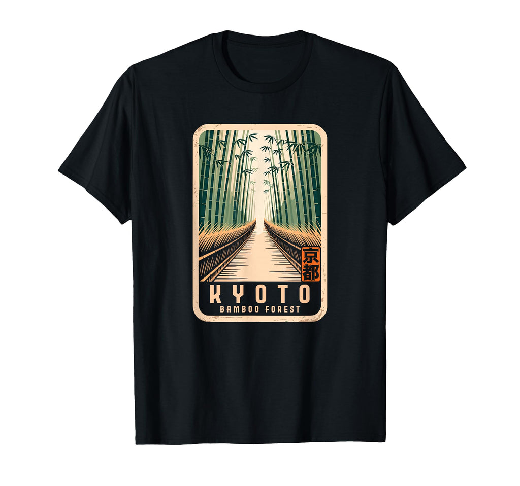 Kyoto Bamboo Grove Arashiyama T-Shirt - Fun Novelty Design Men Women - T-Shirt, Sweatshirt, Hoodie