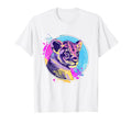 Lion 80S Synthwave And Neon Colors Sweatshirt - Unique Graphic for Adults - T-Shirt, Sweatshirt, Hoodie